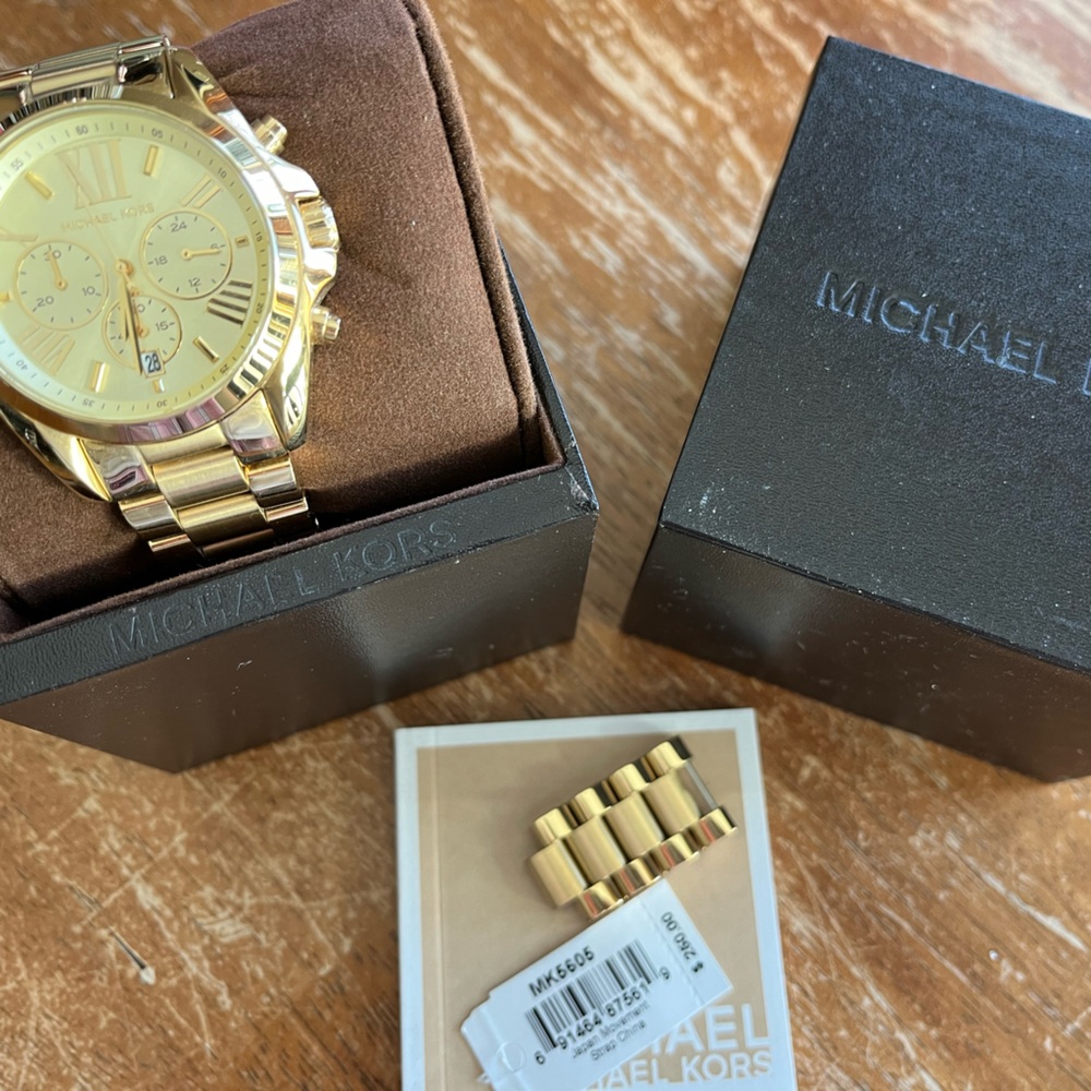 MICHAEL KORS MK5605 GOLD WATCH